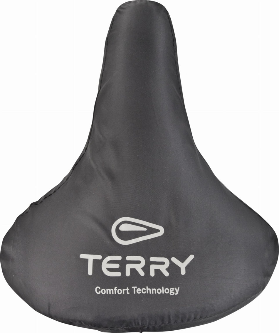 Terry Regenhülle für City- und Touringsättel black