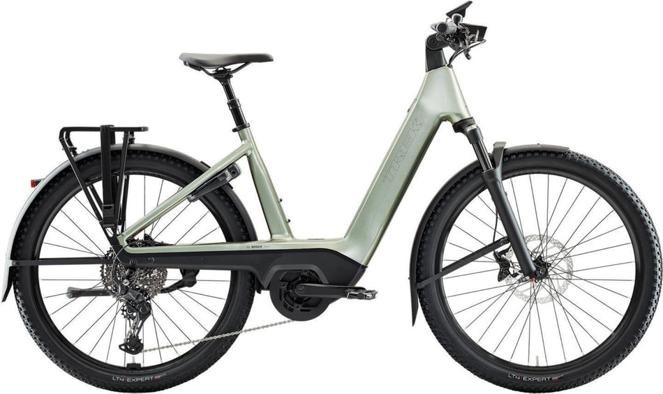 Trek Charter+ 4 Trail Lowstep 800 Wh E-Bike Wave 27,5" lichen green