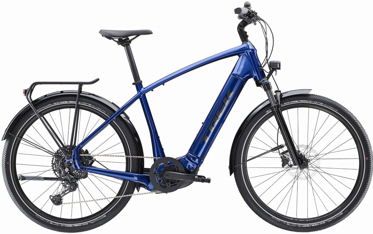 e bike trekking diamant Trek Allant+ 7 Gen 2 625 Wh E-Bike Diamant 27,5" Hex Blue – Biketech24