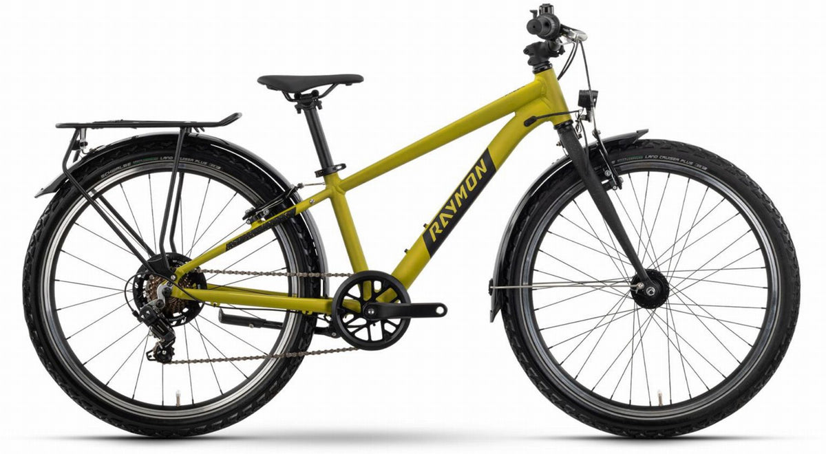 raymon kinderfahrrad Raymon Yanga Pro Street Kinderrad Diamant 24" mustard/black one size – Biketech24