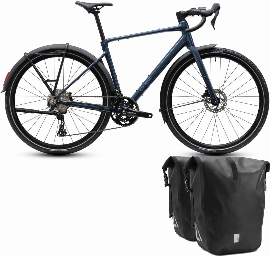 Cube Nuroad Race FE Gravelbike Diamant 28" inkgrey´n´grey inkl. ACID Seitentaschen Pure CILink