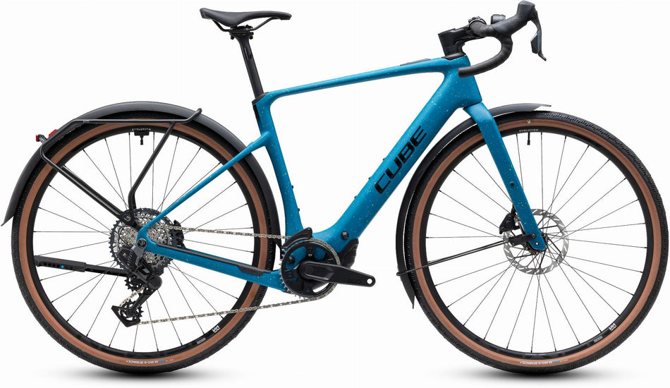 Cube Nuroad Hybrid C:62 EXC FE 400X Wh E-Gravel Rad Diamant 28" tropicalteal´n´black inkl. ACID Faltschloss RIGID 90