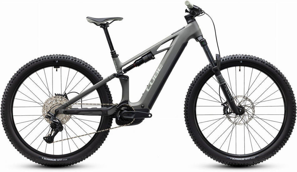 Cube Stereo Hybrid ONE44 HPC Pro 800 Wh E-Bike Fully oldgrey´n´black inkl. ACID Frontlicht PRO-E 200