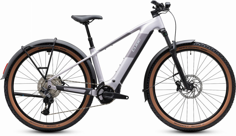 Cube Reaction Hybrid Pro 800 Wh FE E-Bike Hardtail Diamant lilacbreeze´n´prizm inkl. ACID Faltschloss RIGID 90 + ACID Seitentaschen Pure CILink