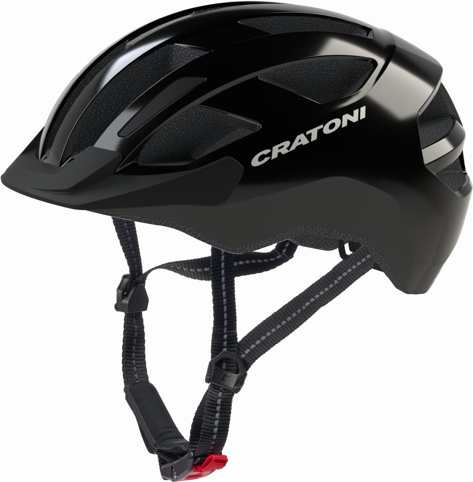 Cratoni C-Cure Helm black glossy