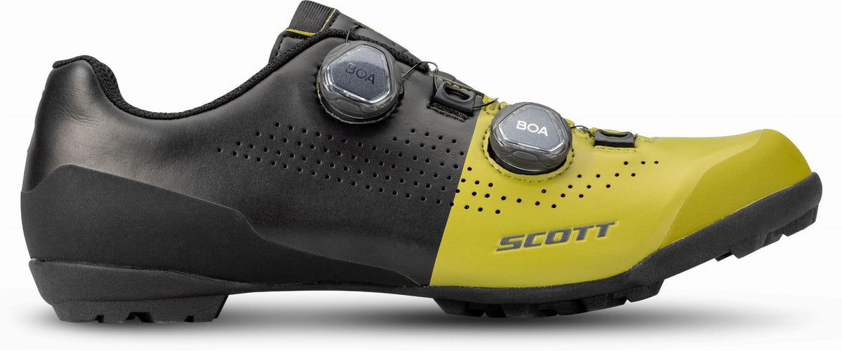 scott gravel bike schuhe Scott Tuned Gravel-Schuhe matt black/savanna green – Biketech24