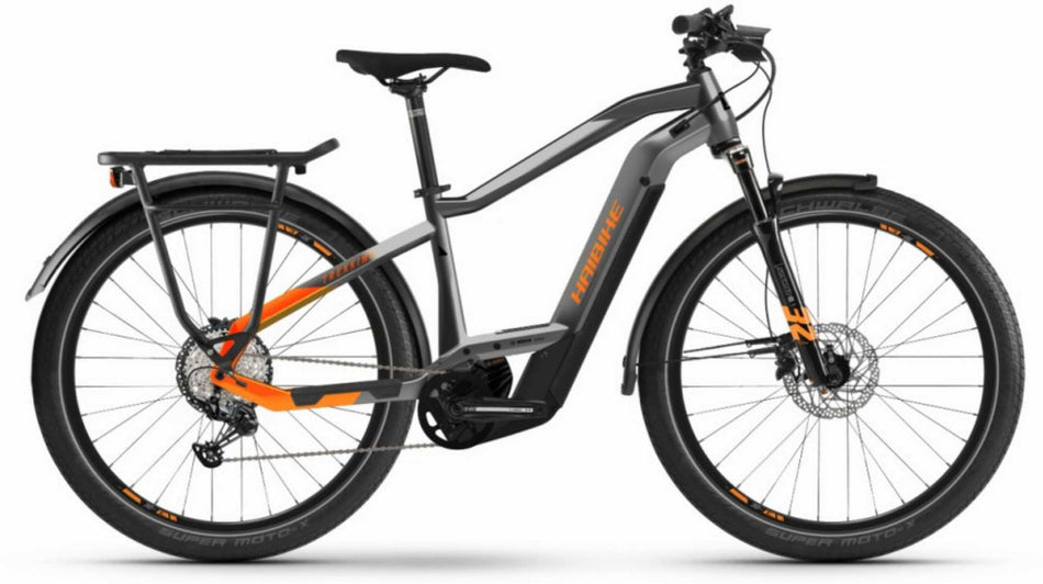 Haibike Trekking 10 625 Wh E-Bike Diamant 27,5" titan/lava matt