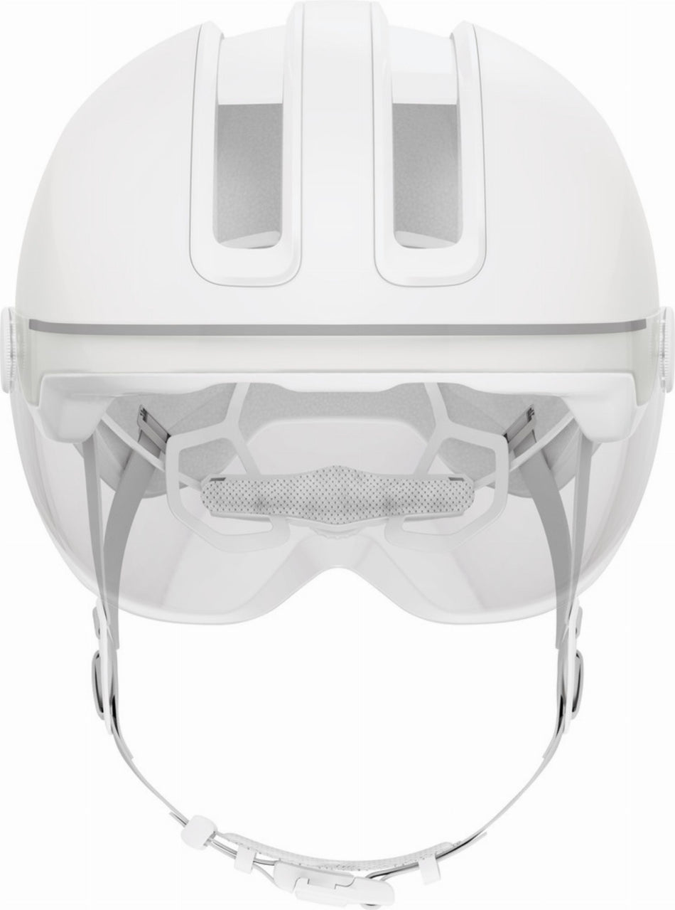 Abus Hud-Y Ace Helm pure white