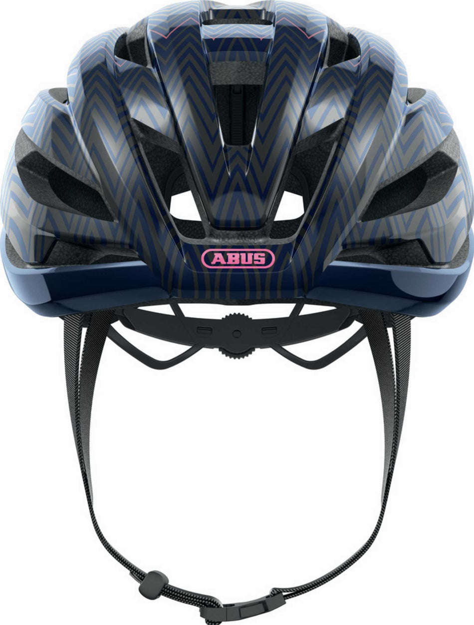 Abus StormChaser Rennrad-Helm zigzag blue