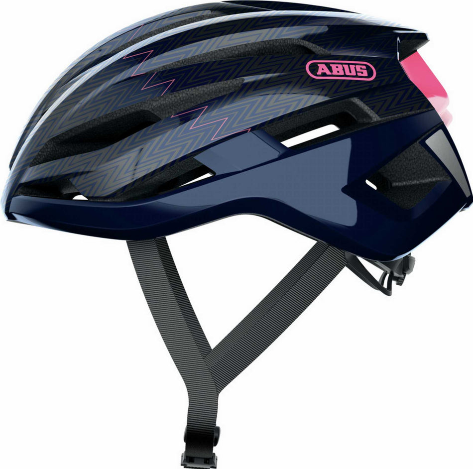 Abus StormChaser Rennrad-Helm zigzag blue