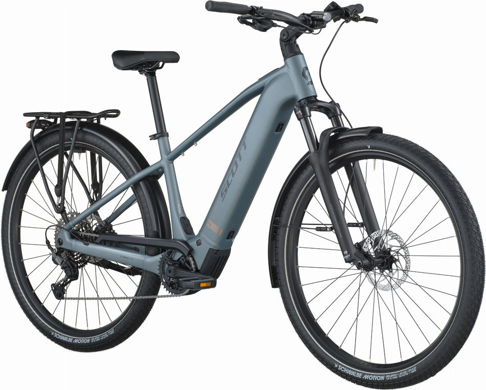 Scott Sub Sport 20 600 Wh E-Bike Diamant 28" hematite blue