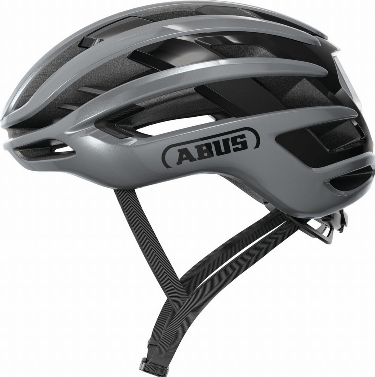 Abus AirBreaker 2.0 Rennrad-Helm graphite silver – Biketech24