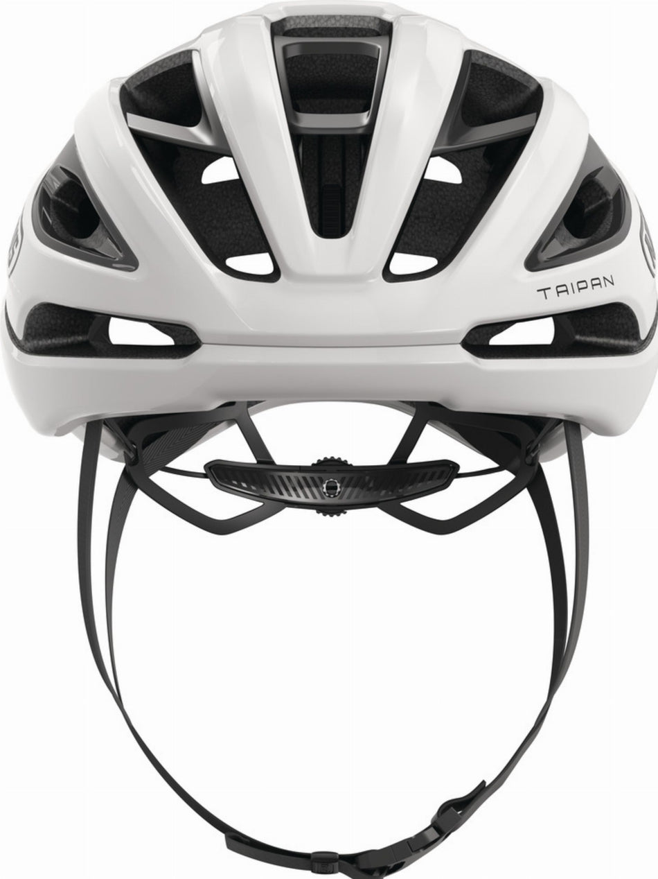 Abus Taipan LED Rennrad-Helm shiny white