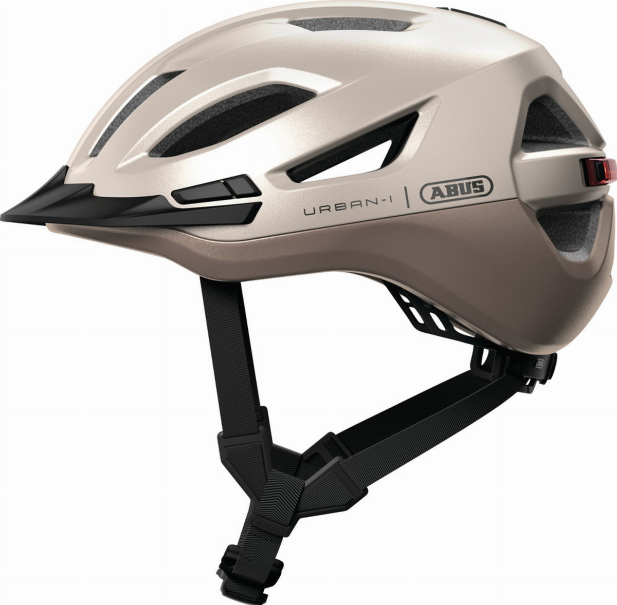 fahrradhelm schwarz gold Abus Urban-I 4.0 Ace Helm champagne gold – Biketech24
