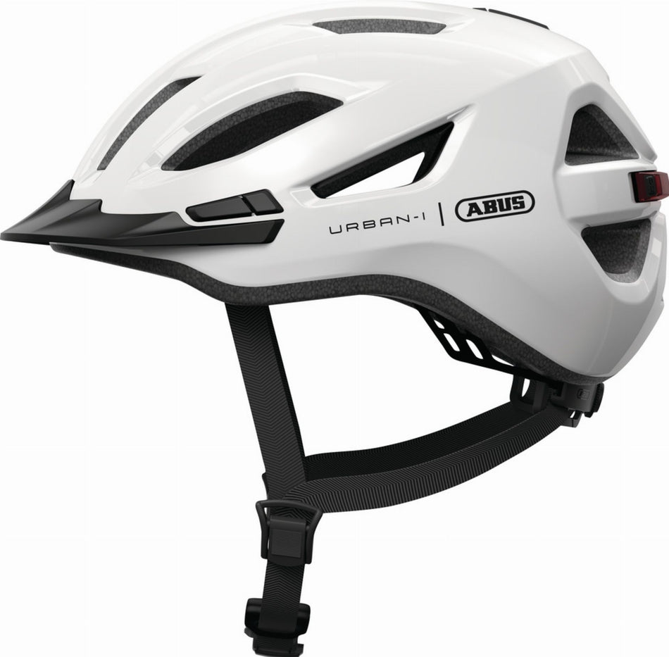 Abus Urban-I 4.0 Helm shiny white – Biketech24