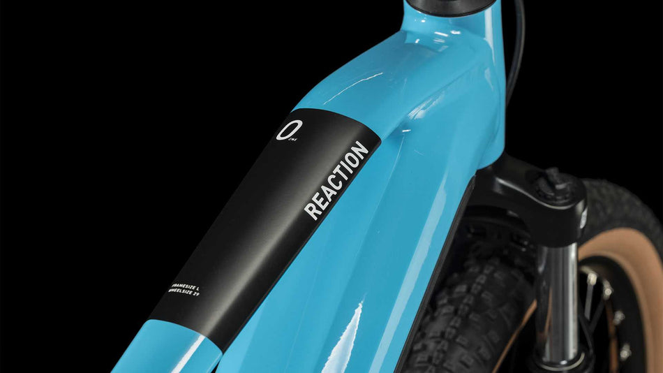 Cube Reaction Hybrid ONE 500 Wh E-Bike Easy Entry 27,5" skyblue´n´white