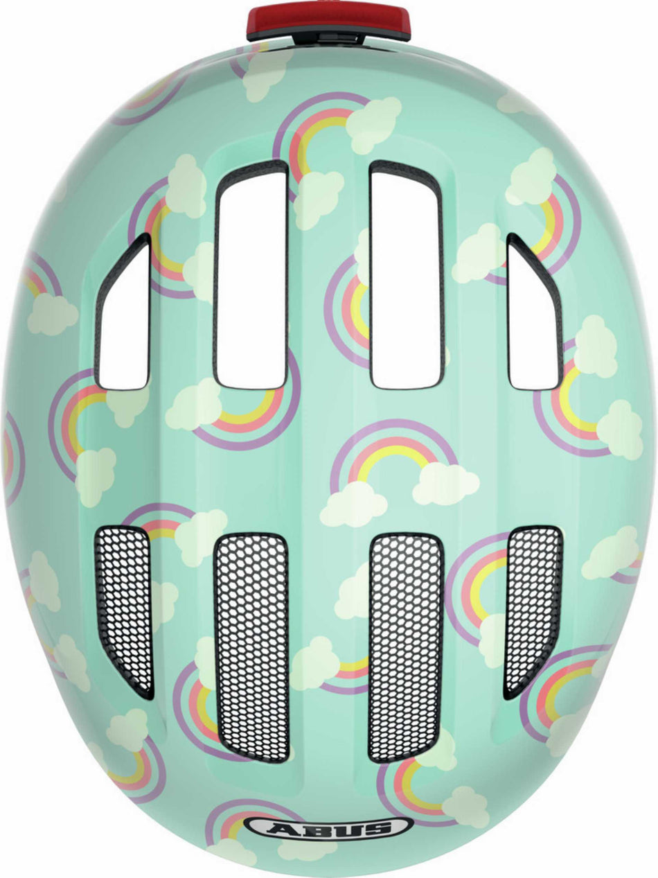 Abus Smiley 3.0 LED Kinder-Helm blue rainbow