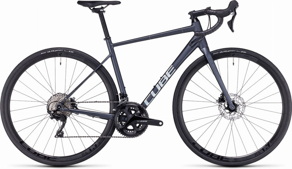 Cube Axial WS Race Rennrad Diamant 28" metalblack´n´rainbow