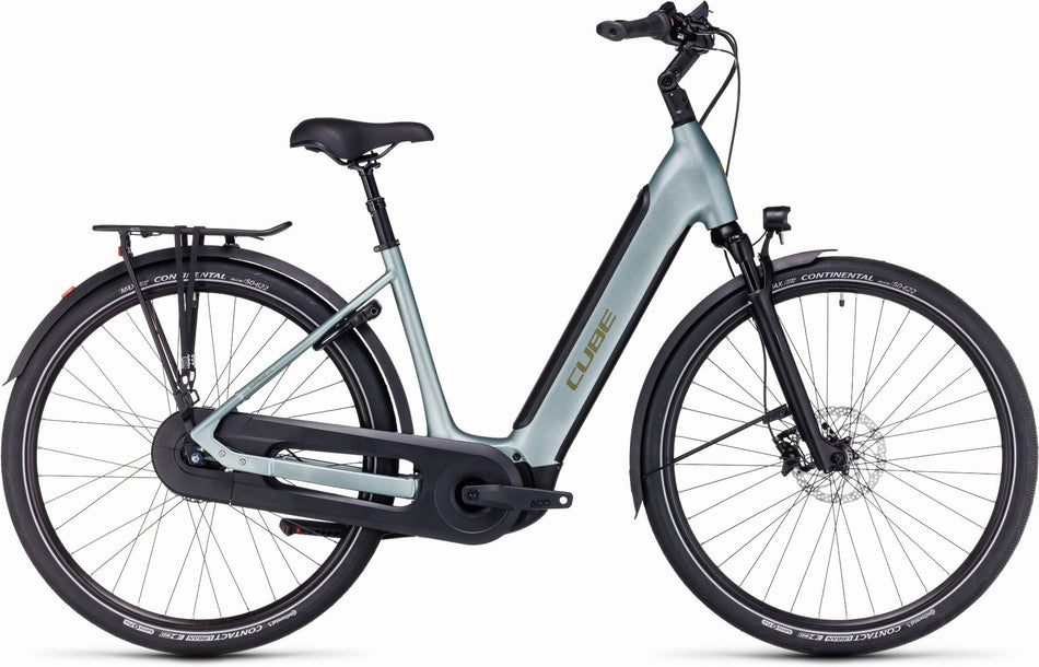 Cube Supreme Hybrid EX 625 Wh E-Bike Easy Entry 28" green´n´olive