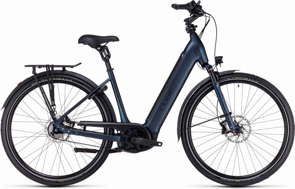 Cube Supreme Hybrid SLT 625 Wh E-Bike Easy Entry 28" midnight´n´black