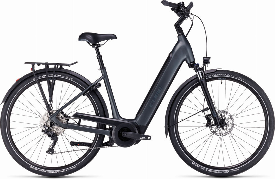 Cube Supreme Sport Hybrid Pro 500 Wh E-Bike Easy Entry grey´n´grey