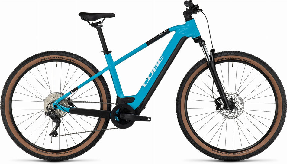 Cube Reaction Hybrid One 625 Wh E-Bike Hardtail Diamant skyblue´n´white