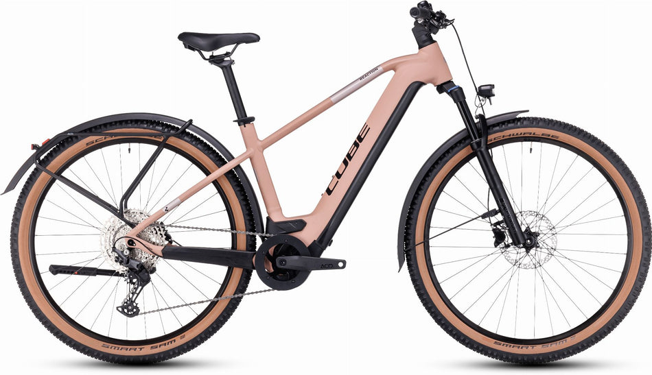 Cube Reaction Hybrid Pro 625 Wh Allroad E-Bike Hardtail Diamant blushrose´n´silver