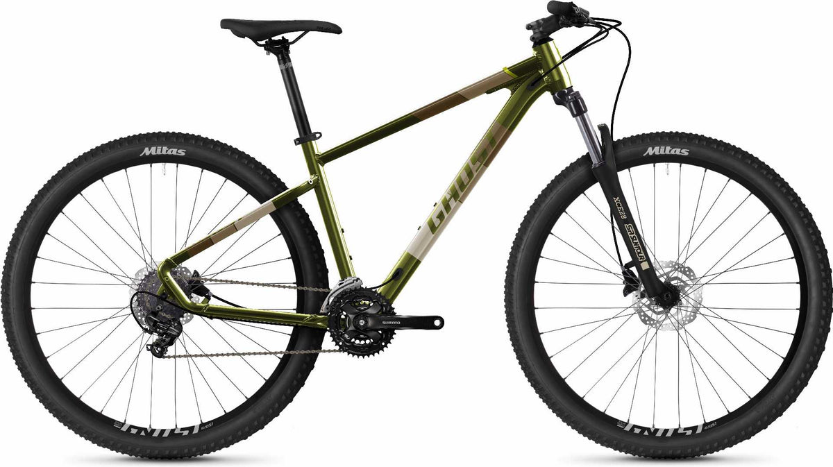 Ghost Kato Base MTB-Hardtail 29" green/grey/tan - M