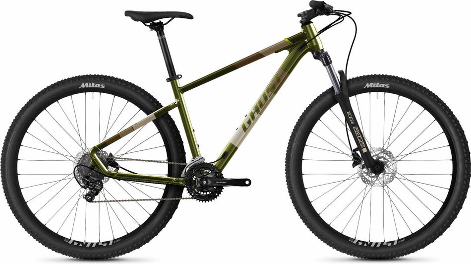 Ghost Kato Base MTB-Hardtail 27,5" olive/gray