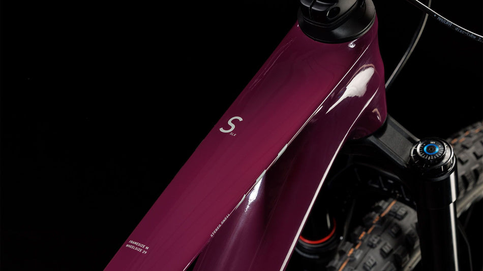 Cube Stereo One44 C:68X SLX MTB-Fully 29" wine´n´grey