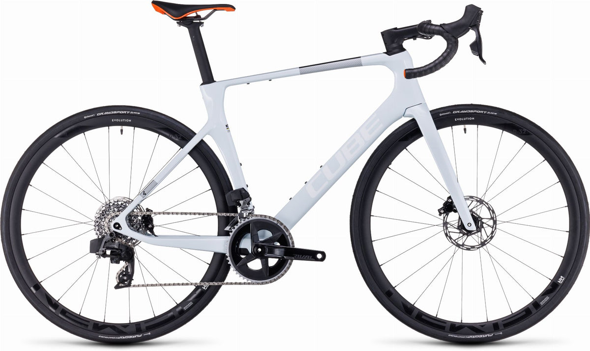 Cube Agree C:62 Pro Rennrad Diamant 28" white ́n ́orange - 58 cm