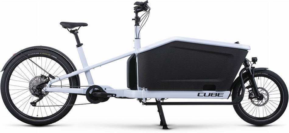 Cube Cargo Sport Dual Hybrid 1000 Wh E-Lastenrad 20"/27,5" flashwhite´n´black one size