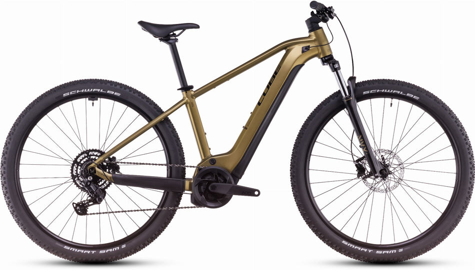 Cube Reaction Hybrid Performance 500 Wh E-Bike Hardtail Diamant goldenlime´n´black