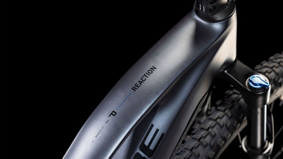 Cube Reaction Hybrid Pro 800 Wh E-Bike Hardtail Trapeze metallicgrey´n´black