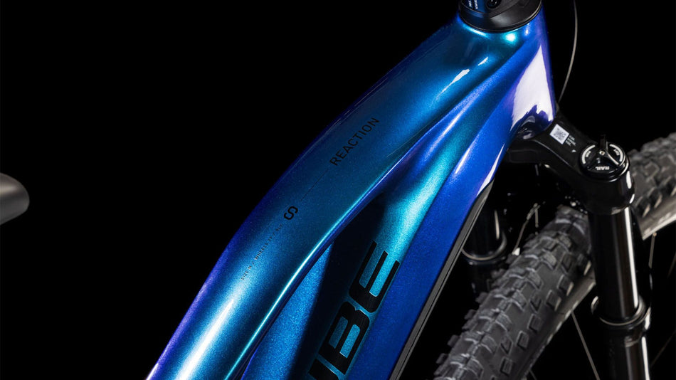 Cube Reaction Hybrid SLX 800 Wh E-Bike Hardtail Trapeze nebula´n´blue