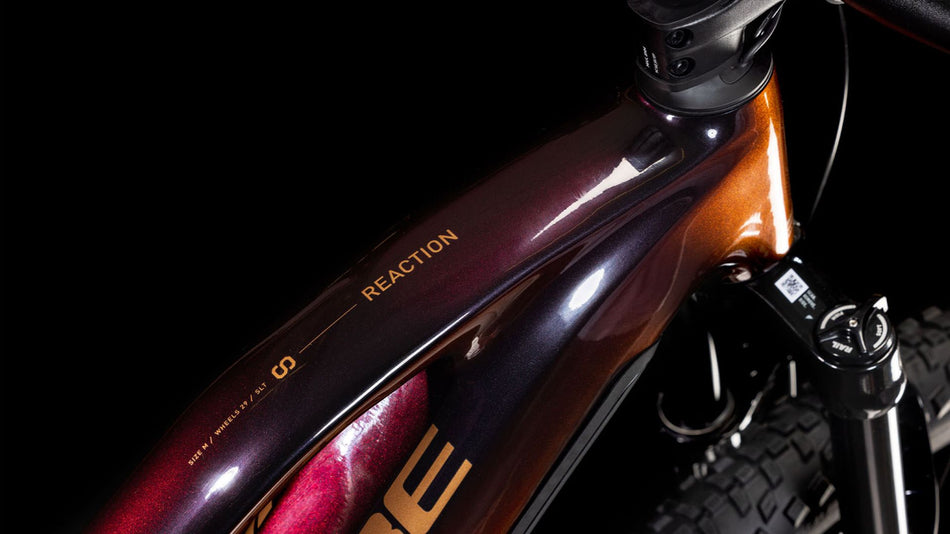 Cube Reaction Hybrid SLT 800 Wh E-Bike Hardtail Trapeze solareclipse´n´bronze