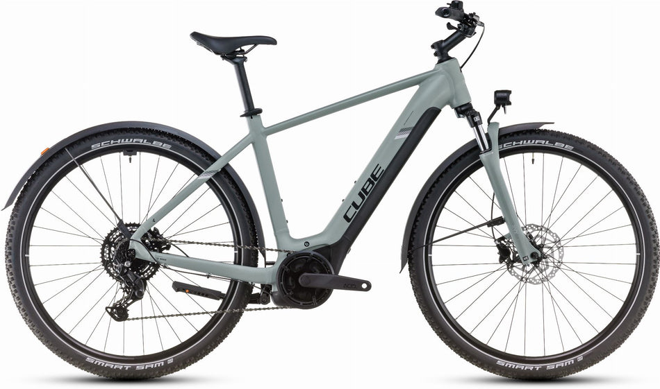 Cube Nuride Hybrid Performance 625 Wh Allroad E-Bike Diamant 28" swampgrey´n´black