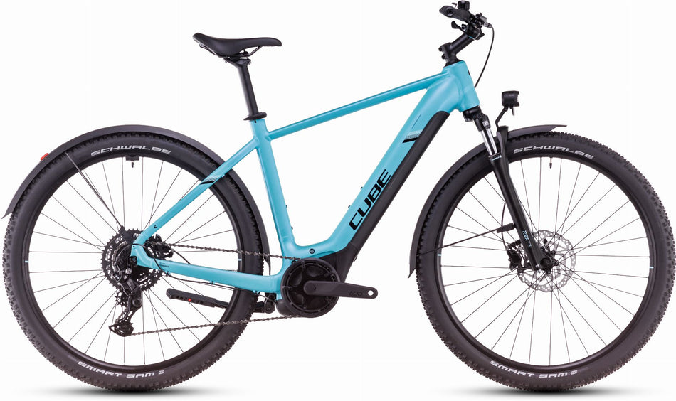Cube Nuride Hybrid Performance 500 Wh Allroad E-Bike Diamant 28" swimmingpool´n´black