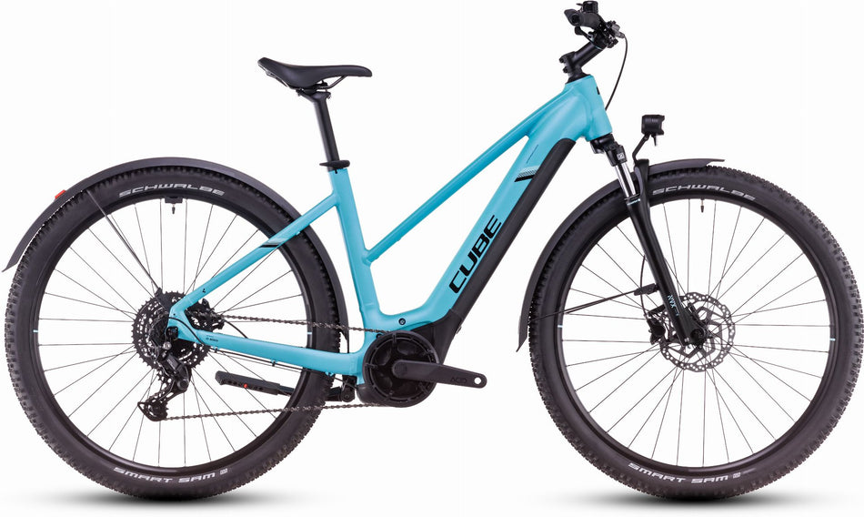 Cube Nuride Hybrid Performance 500 Wh Allroad E-Bike Trapeze 28" swimmingpool´n´black