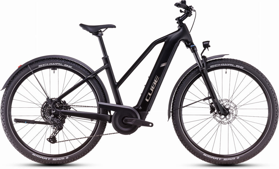 Cube Nuride Hybrid Pro Allroad 600 Wh E-Bike Trapeze 28" black´n´bronze