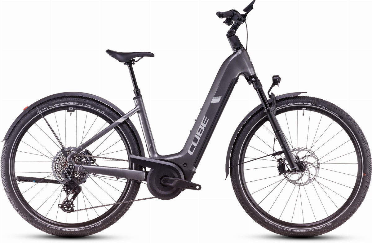 cube e bike nordheim Cube Nuride Hybrid SLT Allroad 800 Wh E-Bike Easy Entry 28" graphite´n – Biketech24
