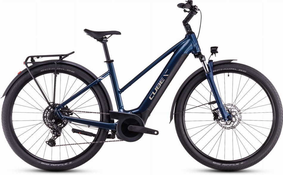 Cube Touring Hybrid One 500 Wh E-Bike Trapeze 28" deepsea´n´chrome
