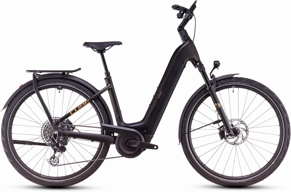 Cube Kathmandu Hybrid SLT 800 Wh E-Bike Easy Entry 28" golddust´n´black
