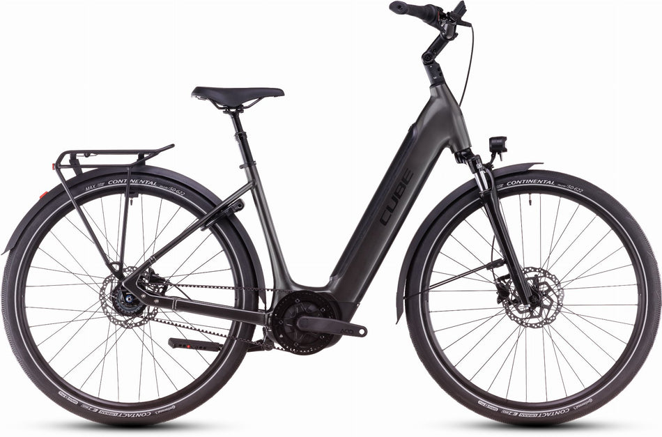 Cube Supreme Hybrid Deluxe One 625 Wh E-Bike Easy Entry slateblack´n´black