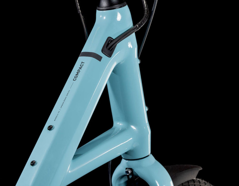 Cube Compact Hybrid Comfort 500 Wh E-Kompaktrad 20" arubablue´n´reflex one size