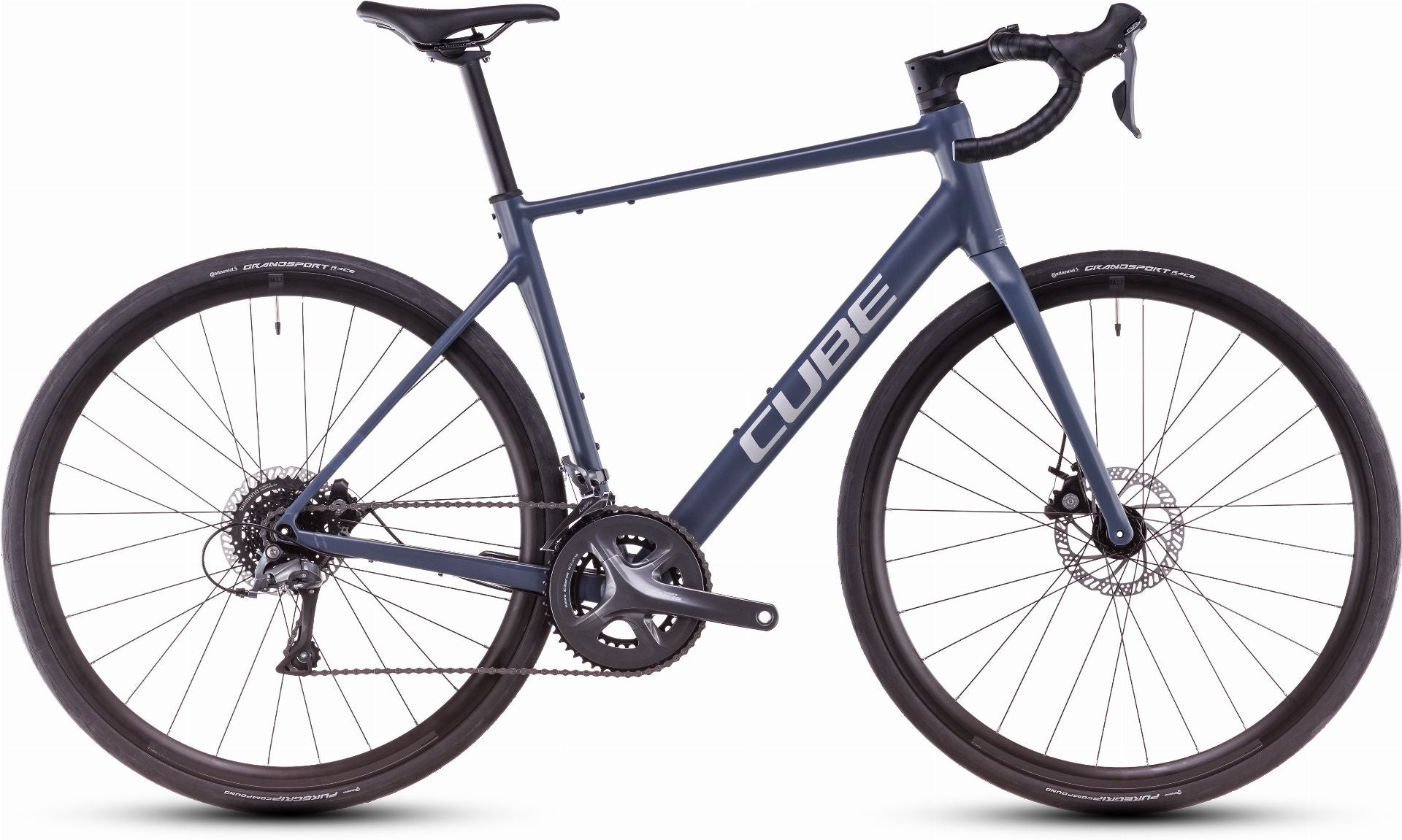 Cube Attain Pro Rennrad Diamant 28" nightflight ́n ́grey - 53 cm