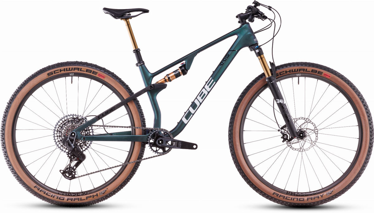 Cube AMS Zero99 C:68X SLX MTB-Fully 29" liquidgoblin ́n ́white - M
