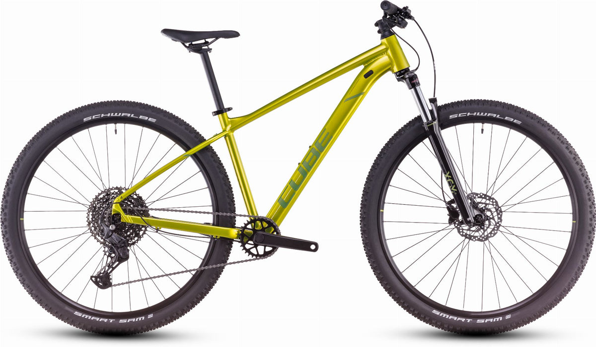 Cube Aim SLX MTB-Hardtail Diamant flashlime ́n ́juniper - XL