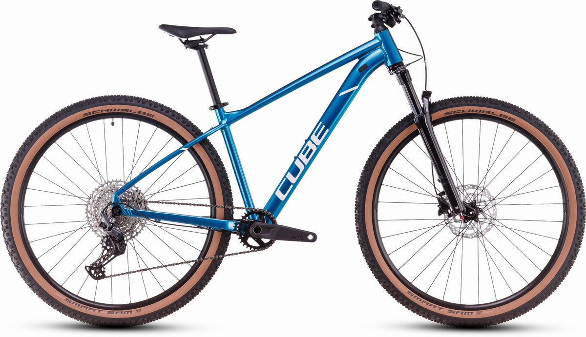 Cube Attention Pro MTB-Hardtail Diamant metallicteal ́n ́white - M