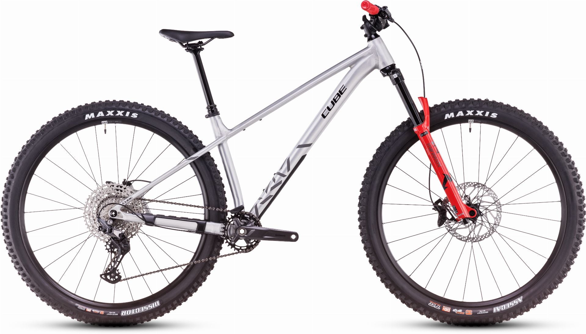 Cube Reaction TM Pro MTB-Hardtail Diamant rawmetal ́n ́reflect - XL